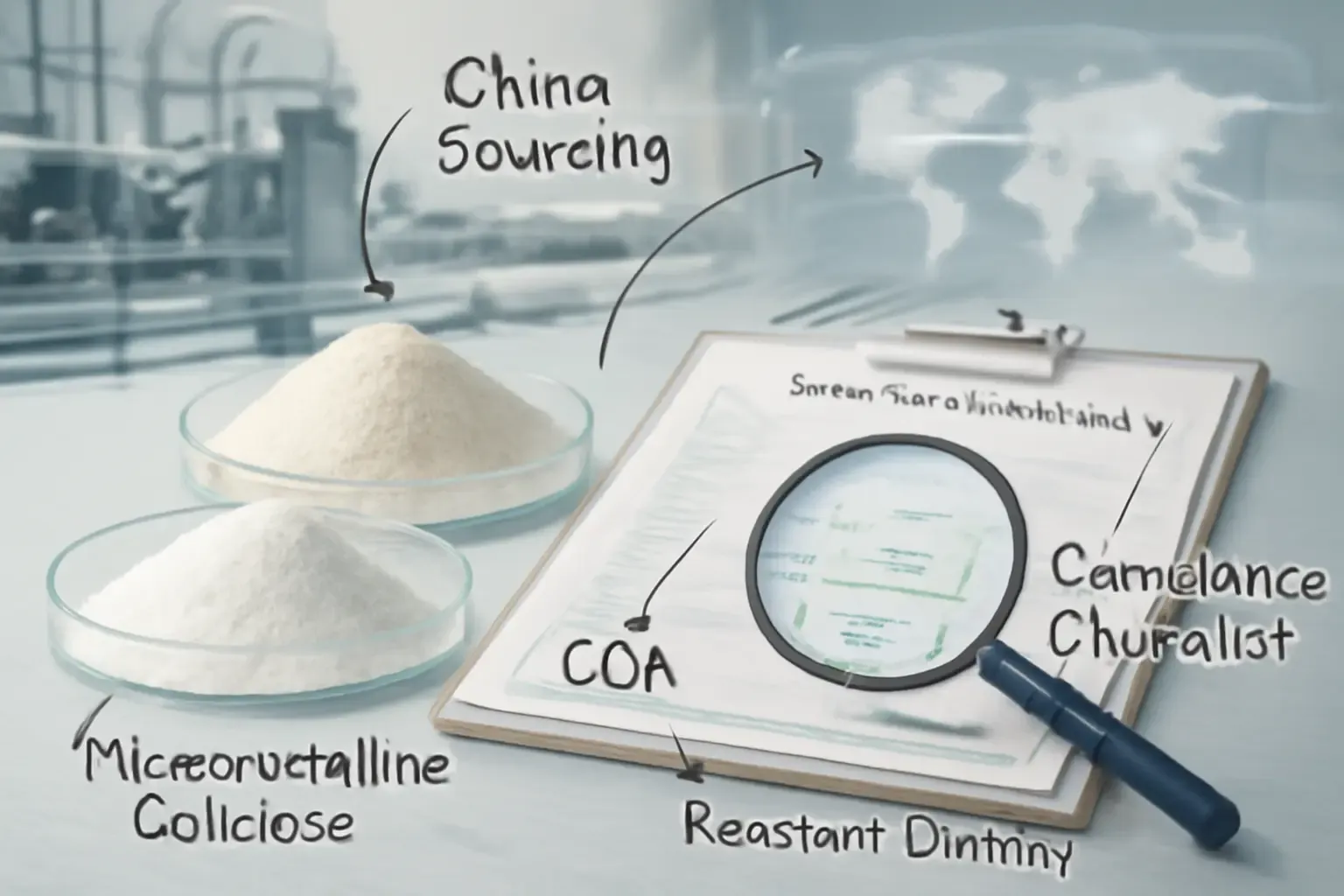 Audit Proof Sourcing for China MCC and Resistant Dextrin