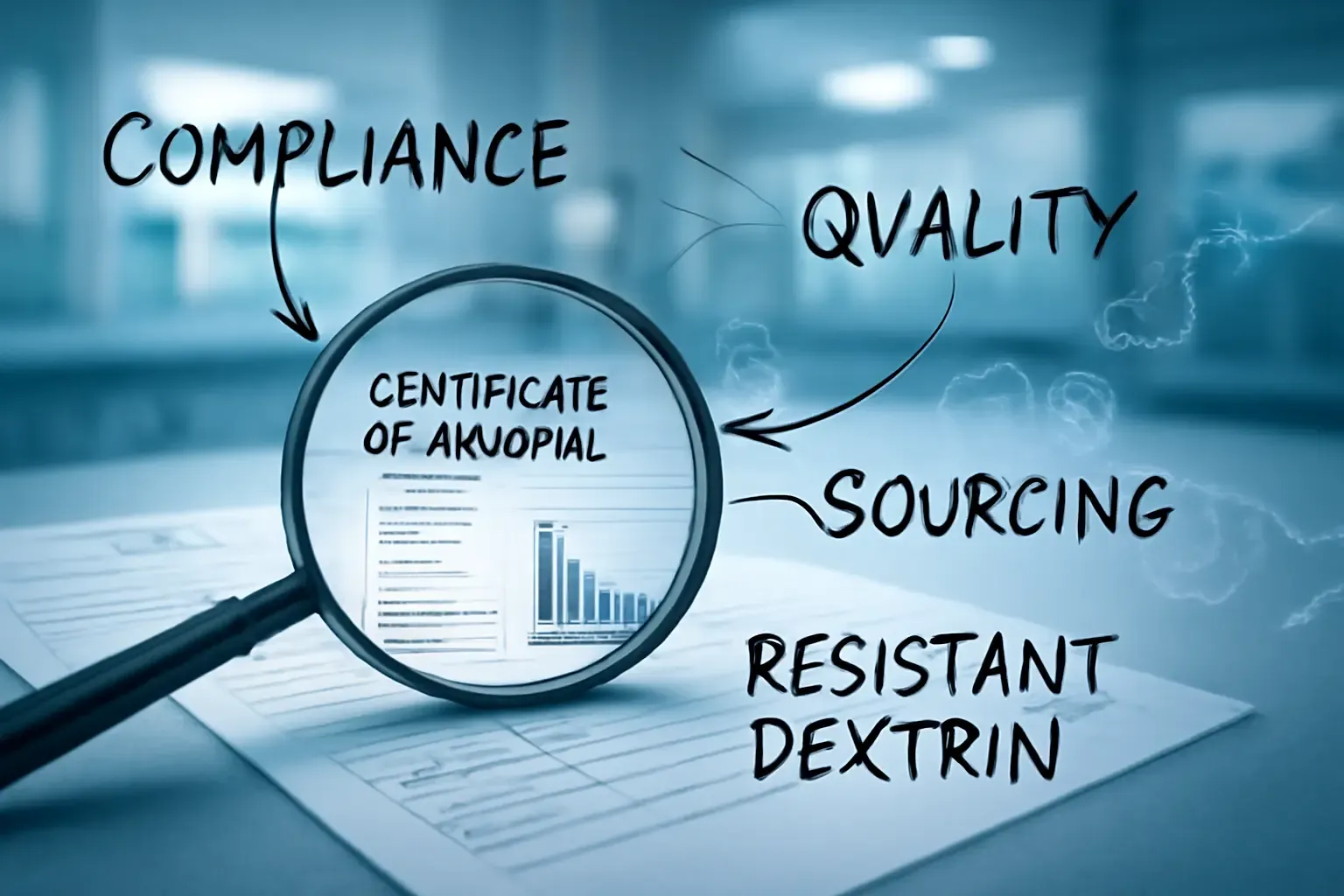 Your 2026 Checklist for Audit Ready Resistant Dextrin Suppliers