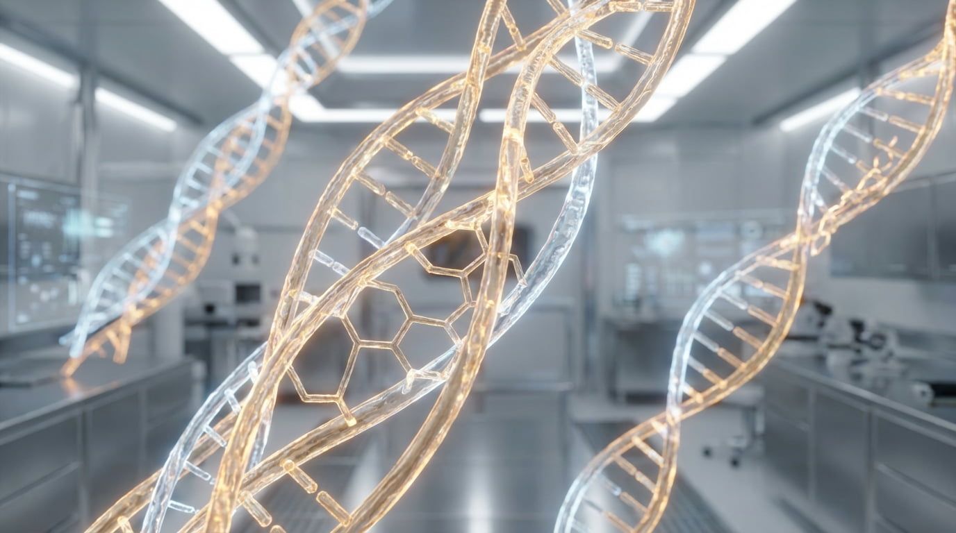 An abstract visualization of advanced dietary fiber technology in 2026