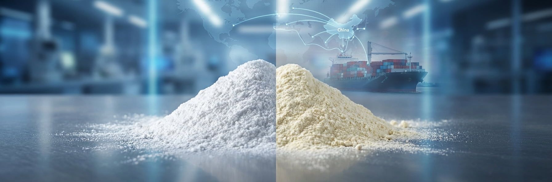 Global sourcing of microcrystalline cellulose and resistant dextrin from China