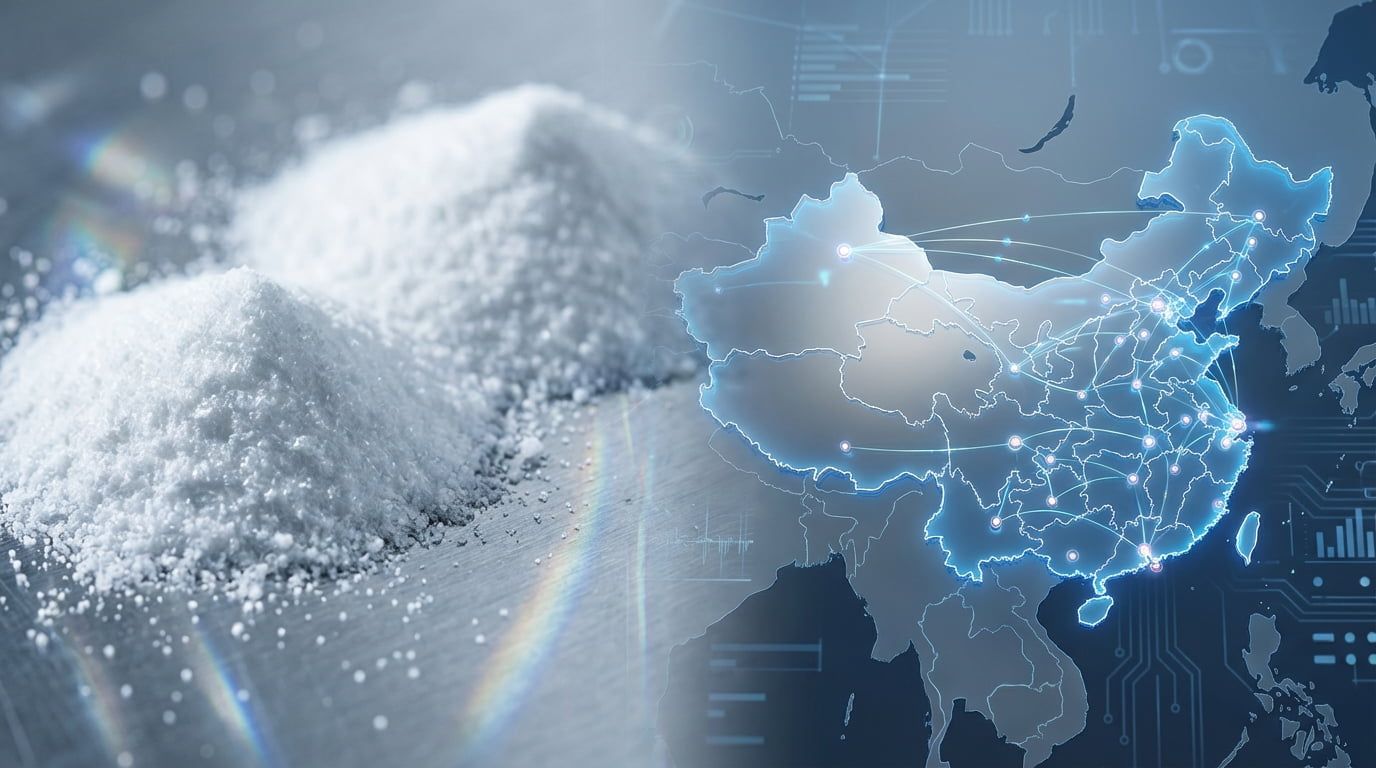 Global supply chain concept for sourcing MCC and resistant dextrin from China