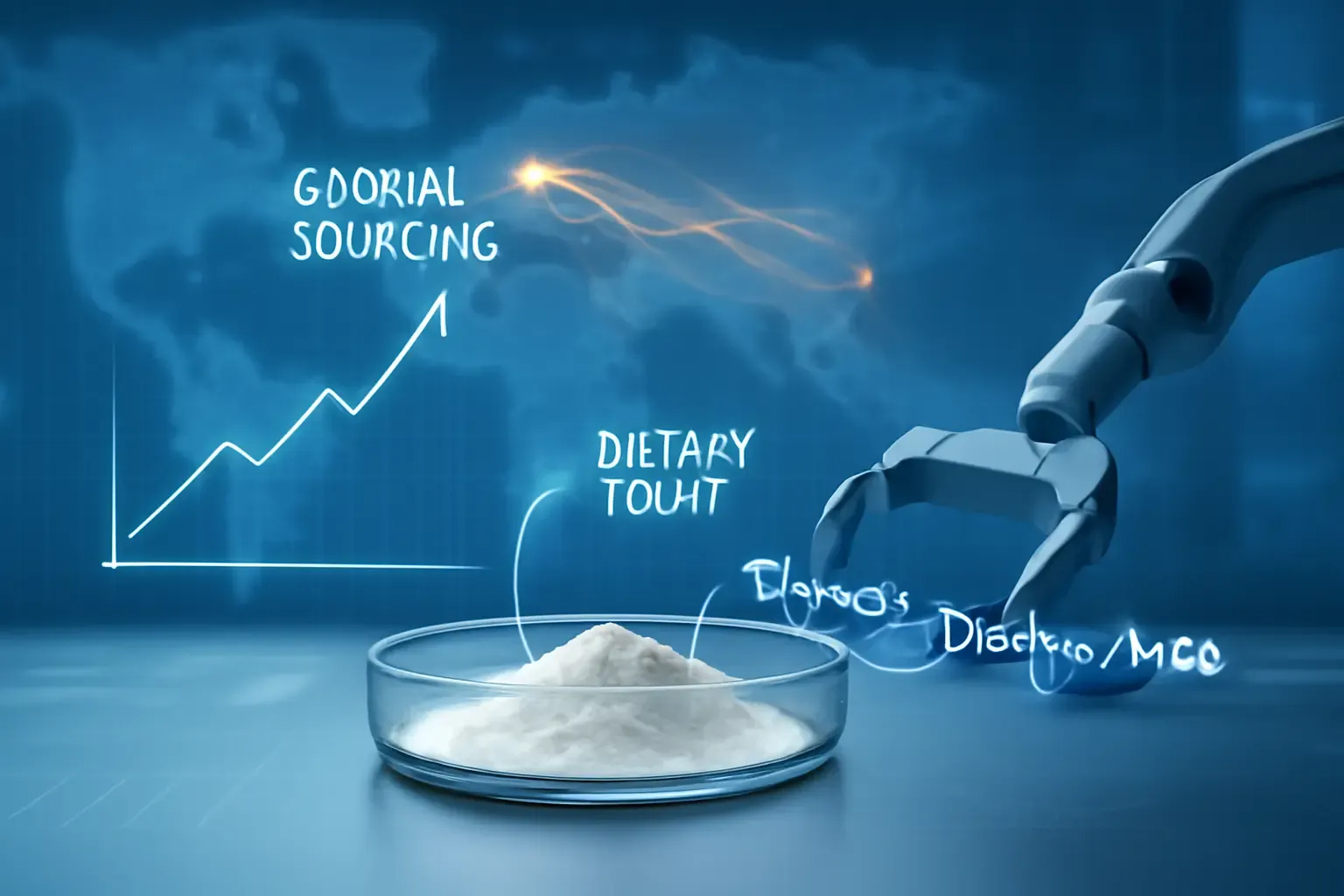 Global sourcing concept for dietary fiber ingredients