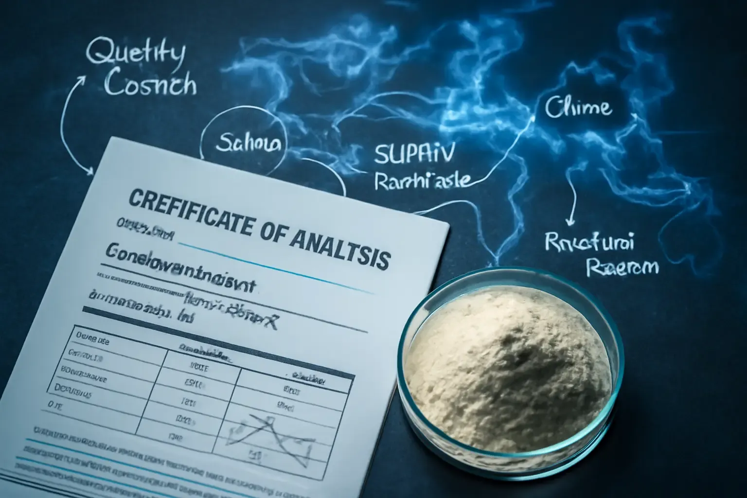 Global supply chain map focusing on China fiber sourcing